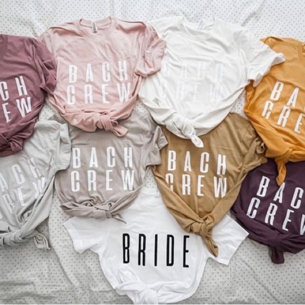 Bachelorette 15$ Tshirts, 25$ hoodies, or 20$ crewnecks!!!